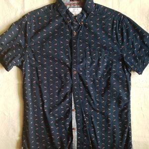 Demin & Flower Shirt